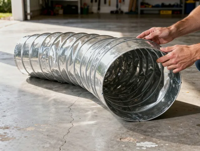 North Branford Dryer Vent Cleaning specialist using advanced equipment for thorough duct cleaning in North Branford