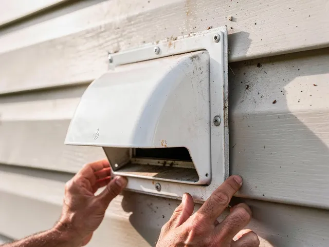 North Branford Dryer Vent Cleaning technician delivering thorough residential dryer vent cleaning service in North Branford