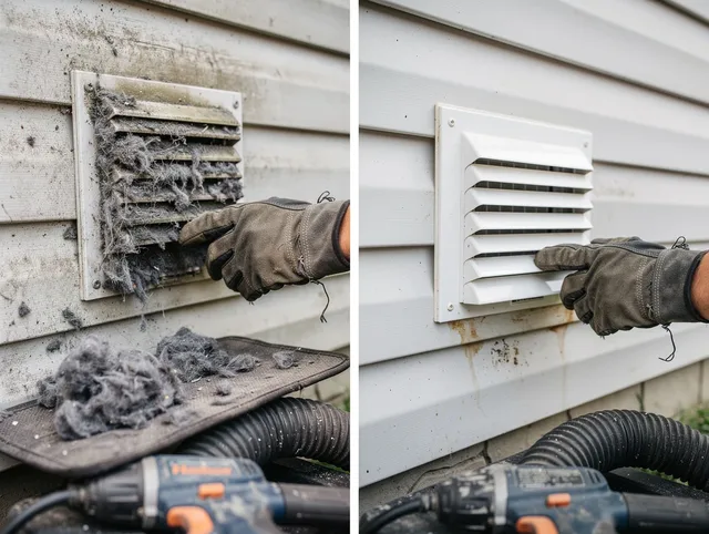 Residential dryer vent cleaning by North Branford Dryer Vent Cleaning in North Branford